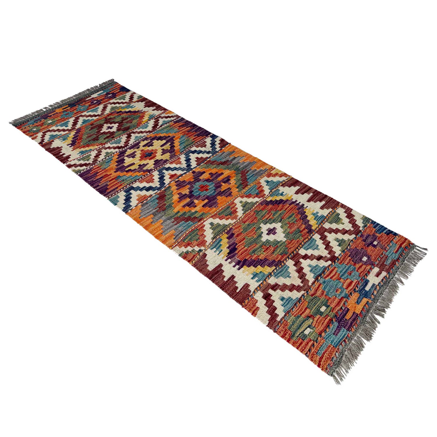 Vegetable Kelim Runner 1' 7" x 4' 11" (ft)- No. P37242