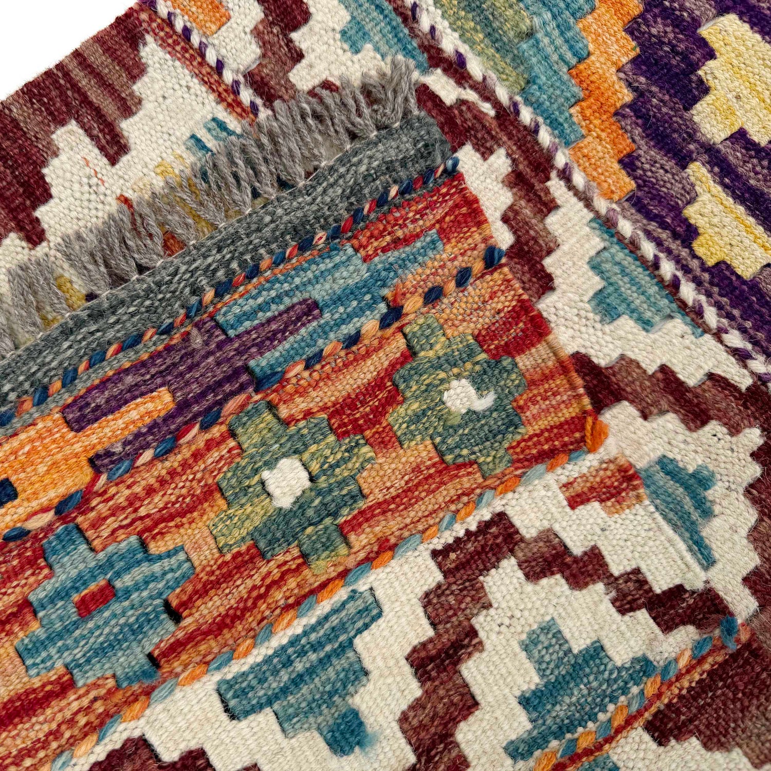 Vegetable Kelim Runner 1' 7" x 4' 11" (ft)- No. P37242