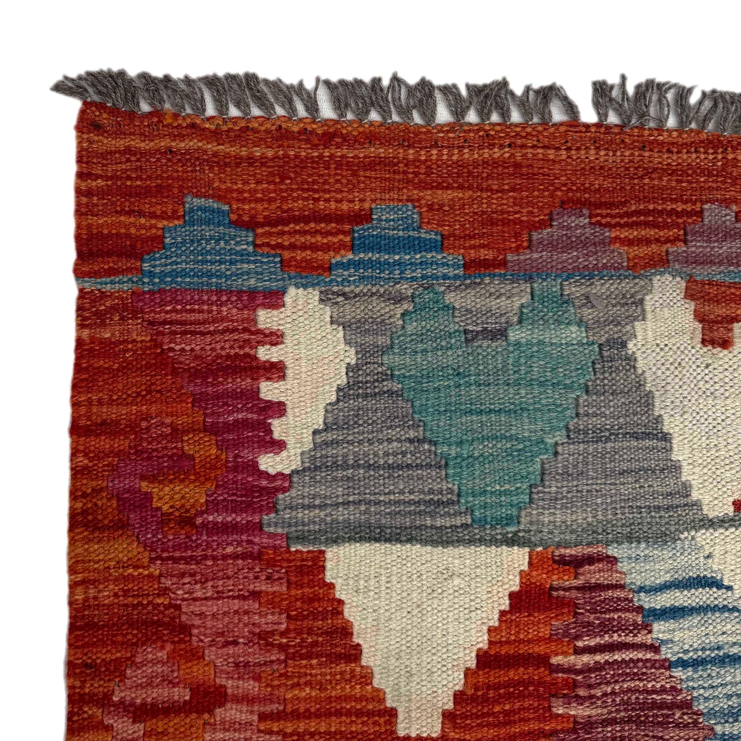 Handmade Vegetable Kilim 6' 4" x 9' 5" (ft) - No. P37243