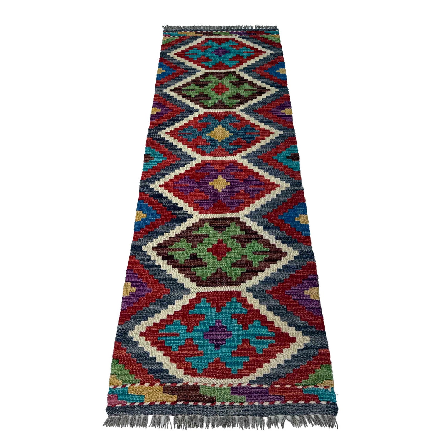 Vegetable Kelim Runner 1' 7" x 5' 2" (ft)- No. P37244