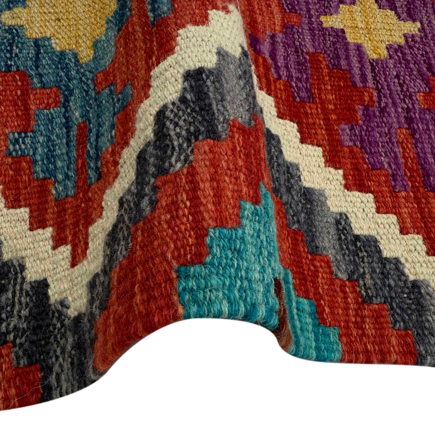 Vegetable Kelim Runner 1' 7" x 5' 2" (ft)- No. P37244