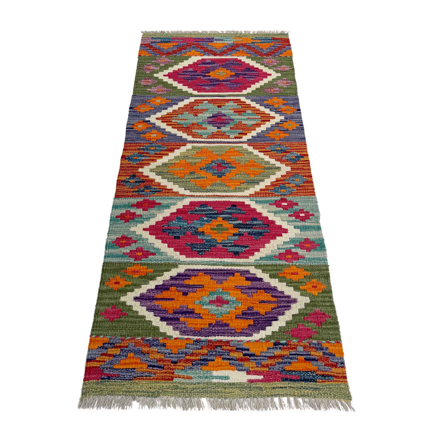 Vegetable Kilim Runner 1' 8" x 4' 8" (ft)- No. P37245