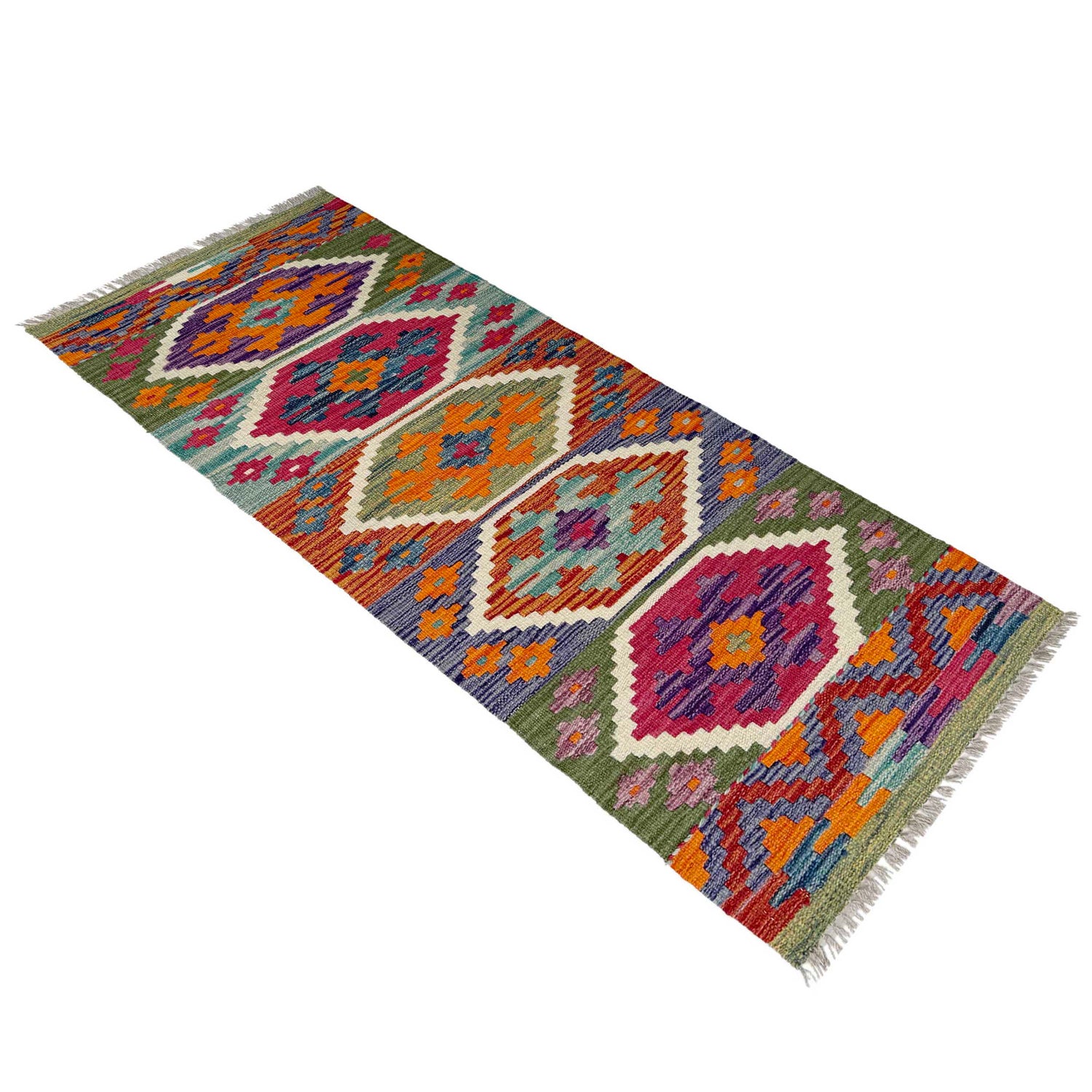 Vegetable Kilim Runner 1' 8" x 4' 8" (ft)- No. P37245