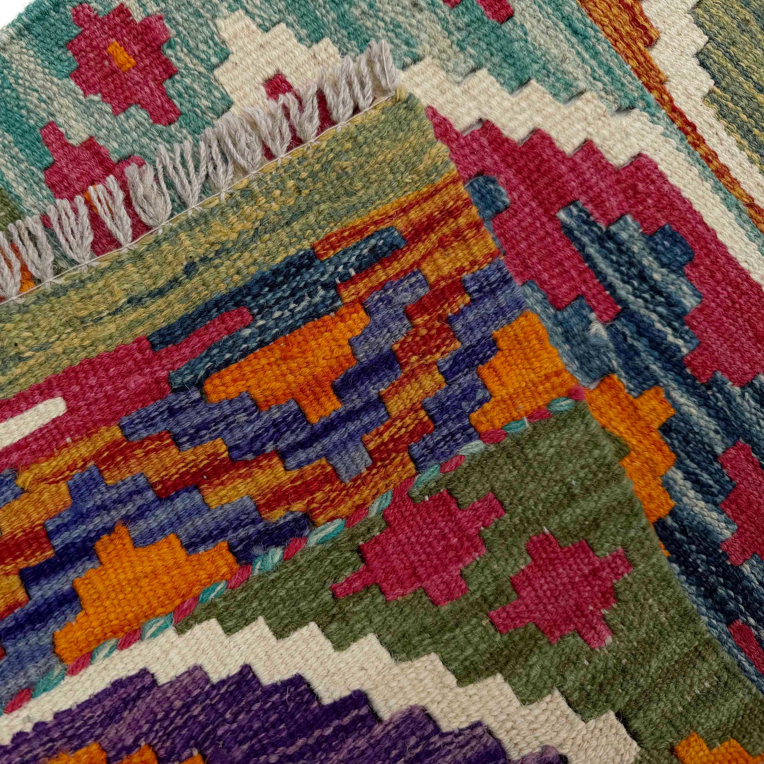 Vegetable Kilim Runner 1' 8" x 4' 8" (ft)- No. P37245