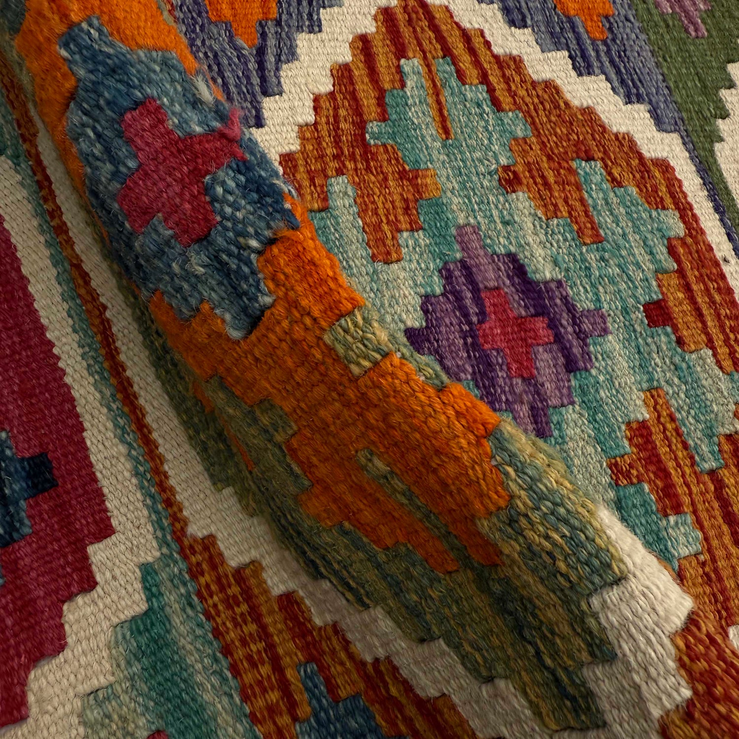 Vegetable Kilim Runner 1' 8" x 4' 8" (ft)- No. P37245