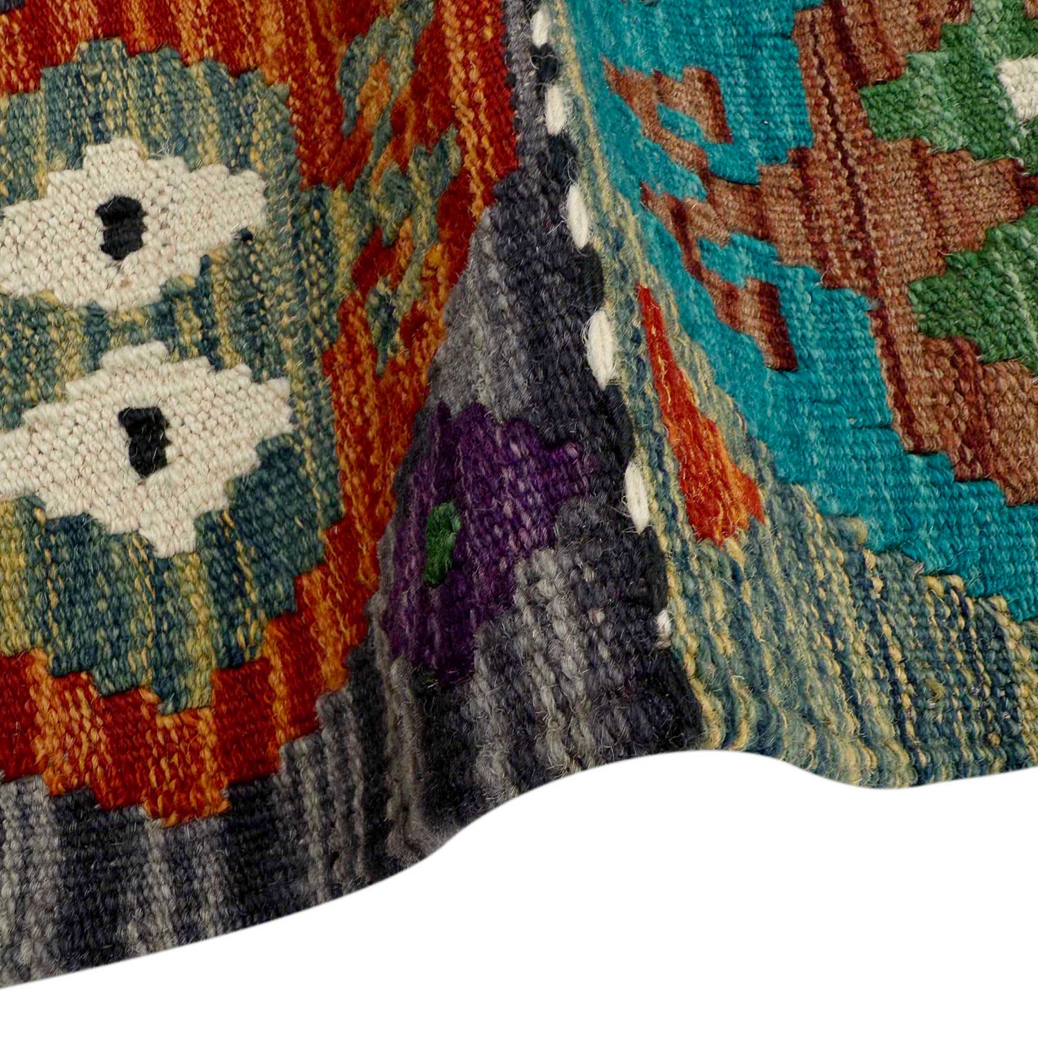 Vegetable Kelim Runner 1' 9" x 5' 7" (ft)- No. P37246