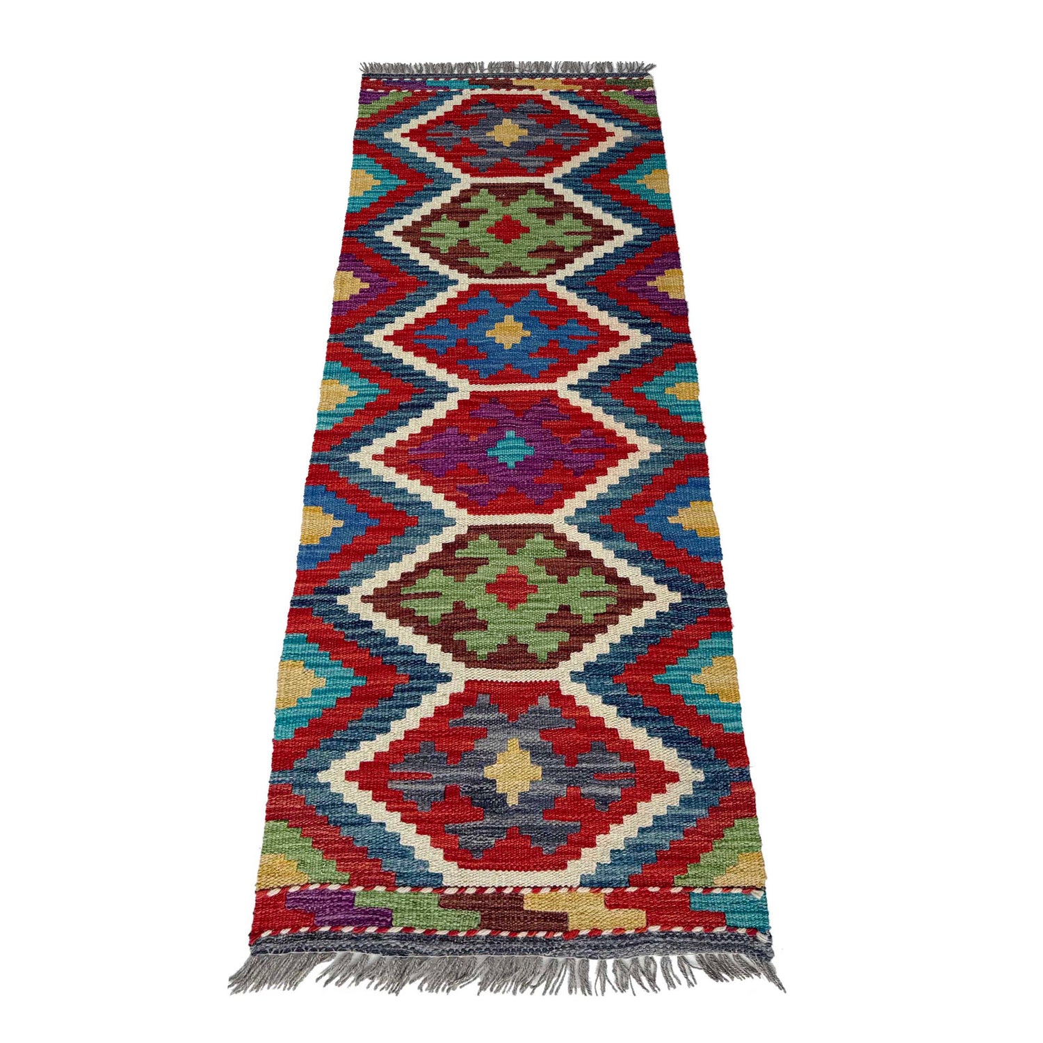 Vegetable Kilim Runner 1' 8" x 5' 2" (ft)- No. P37253