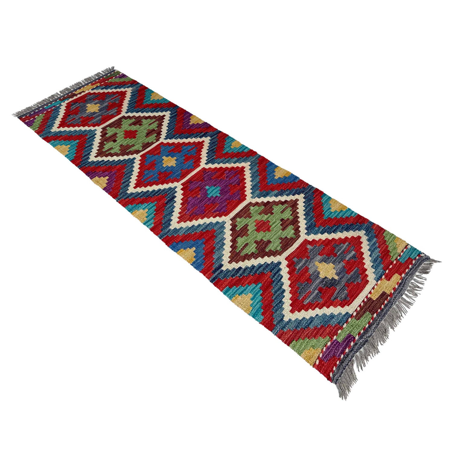 Vegetable Kilim Runner 1' 8" x 5' 2" (ft)- No. P37253