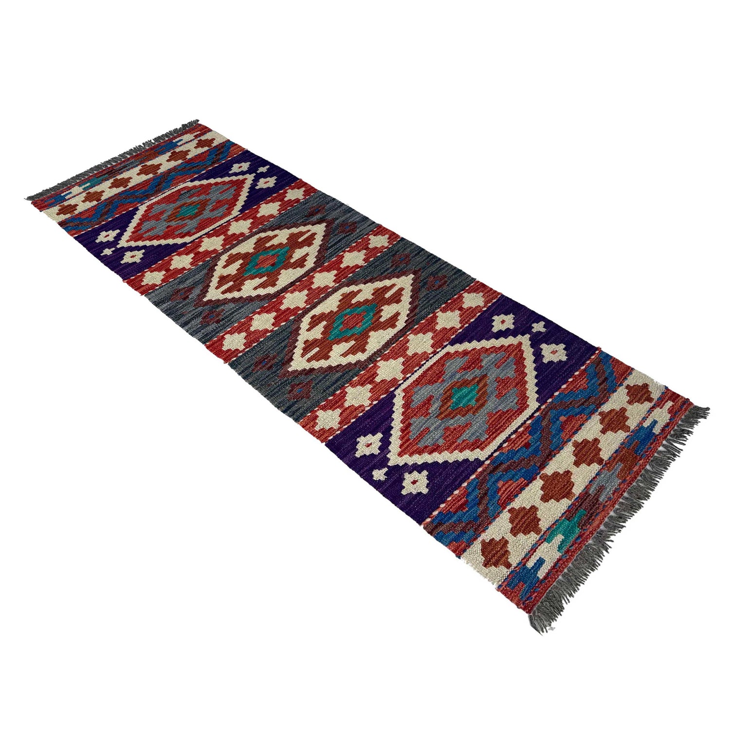 Vegetable Kelim Runner 1' 7" x 4' 11" (ft)- No. P37254