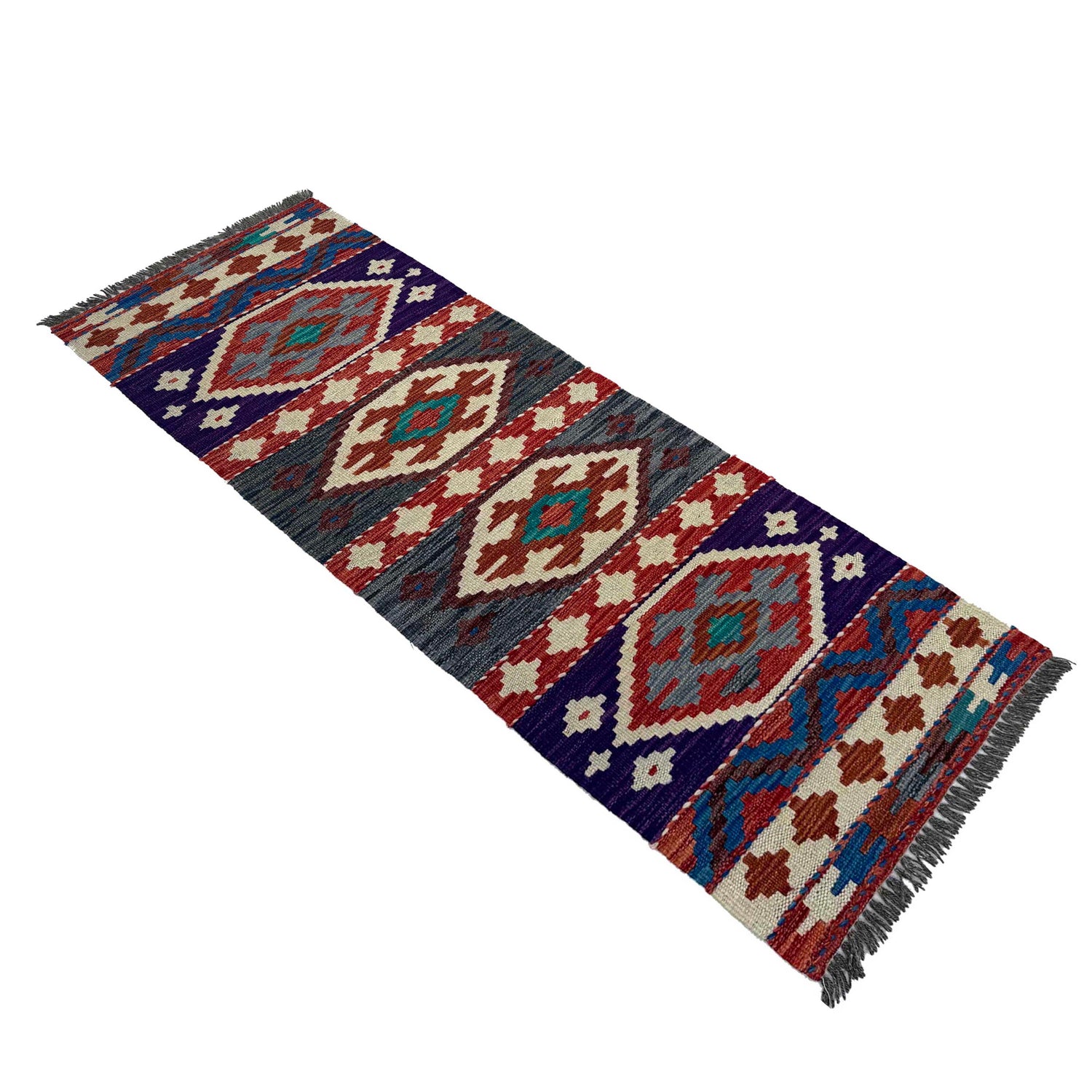 Vegetable Kelim Runner 1' 7" x 4' 11" (ft)- No. P37254