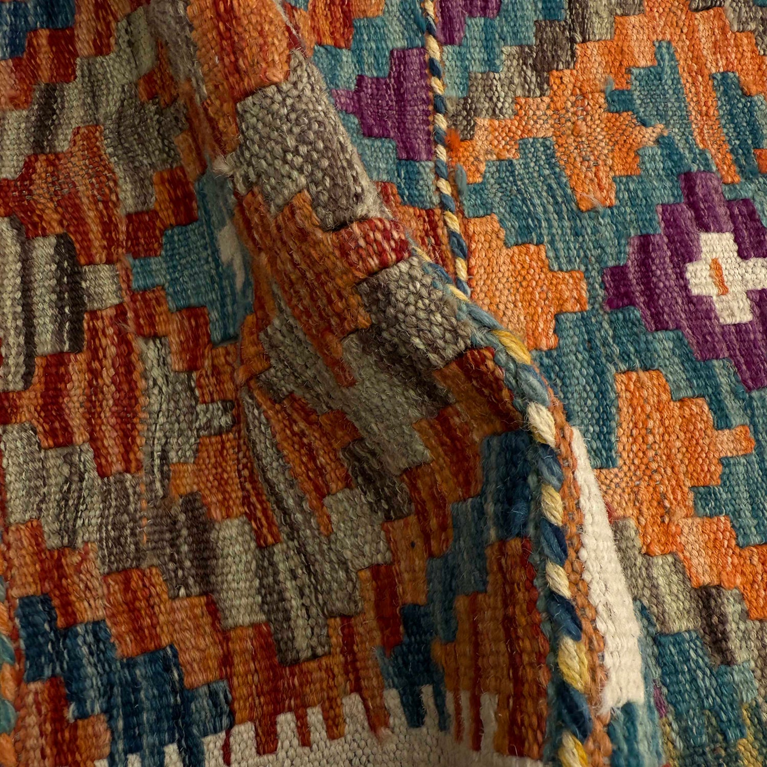 Vegetable Kelim Runner 1' 7" x 5' 3" (ft)- No. P37255