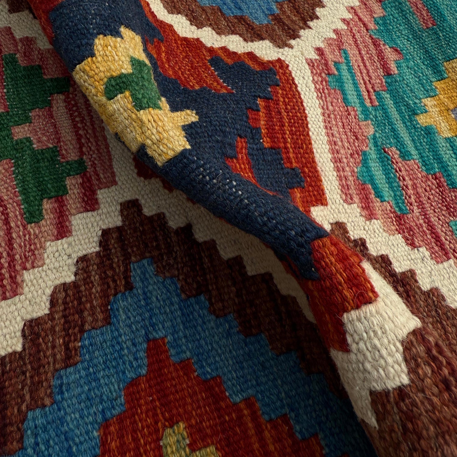 Vegetable Kilim Runner 1' 8" x 4' 11" (ft)- No. P37256