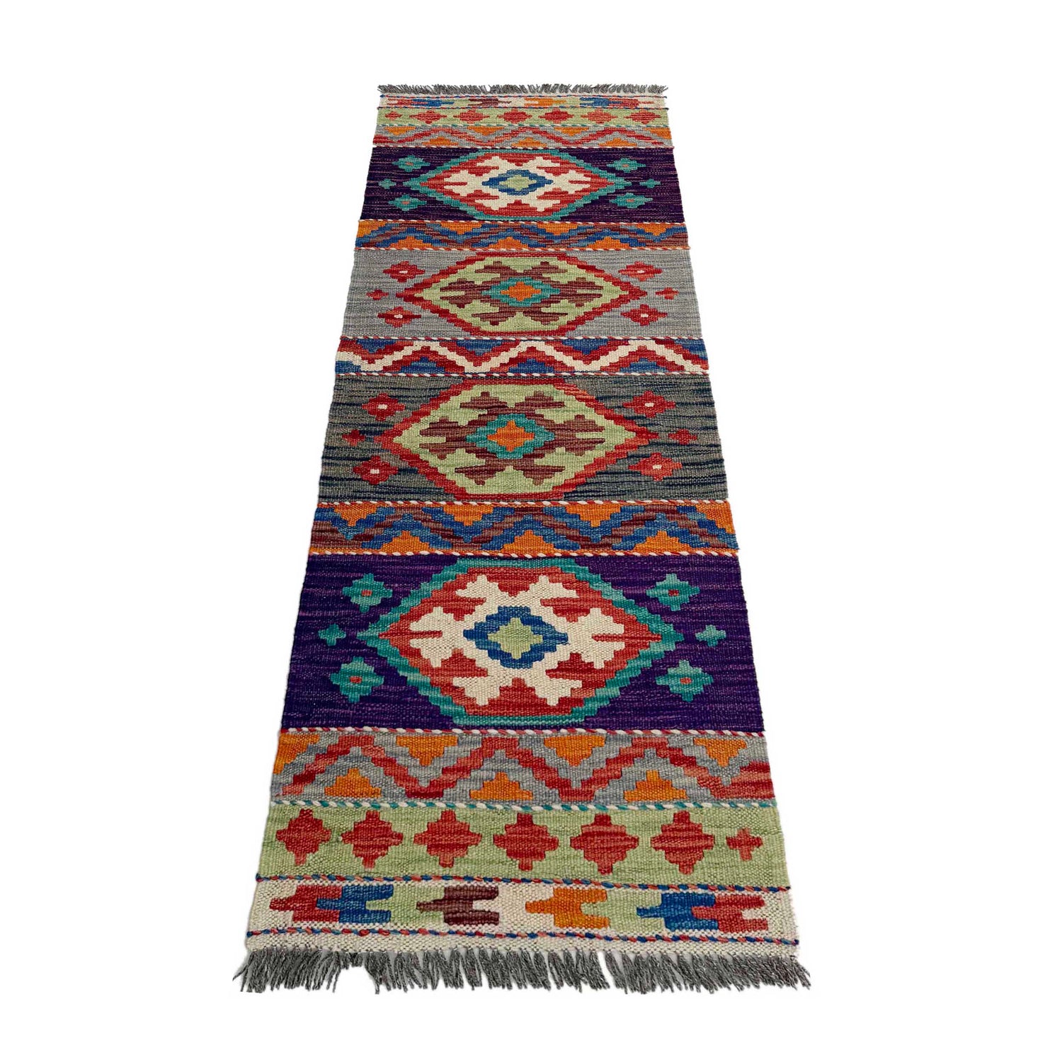 Vegetable Kelim Runner 1' 7" x 4' 9" (ft)- No. P37260