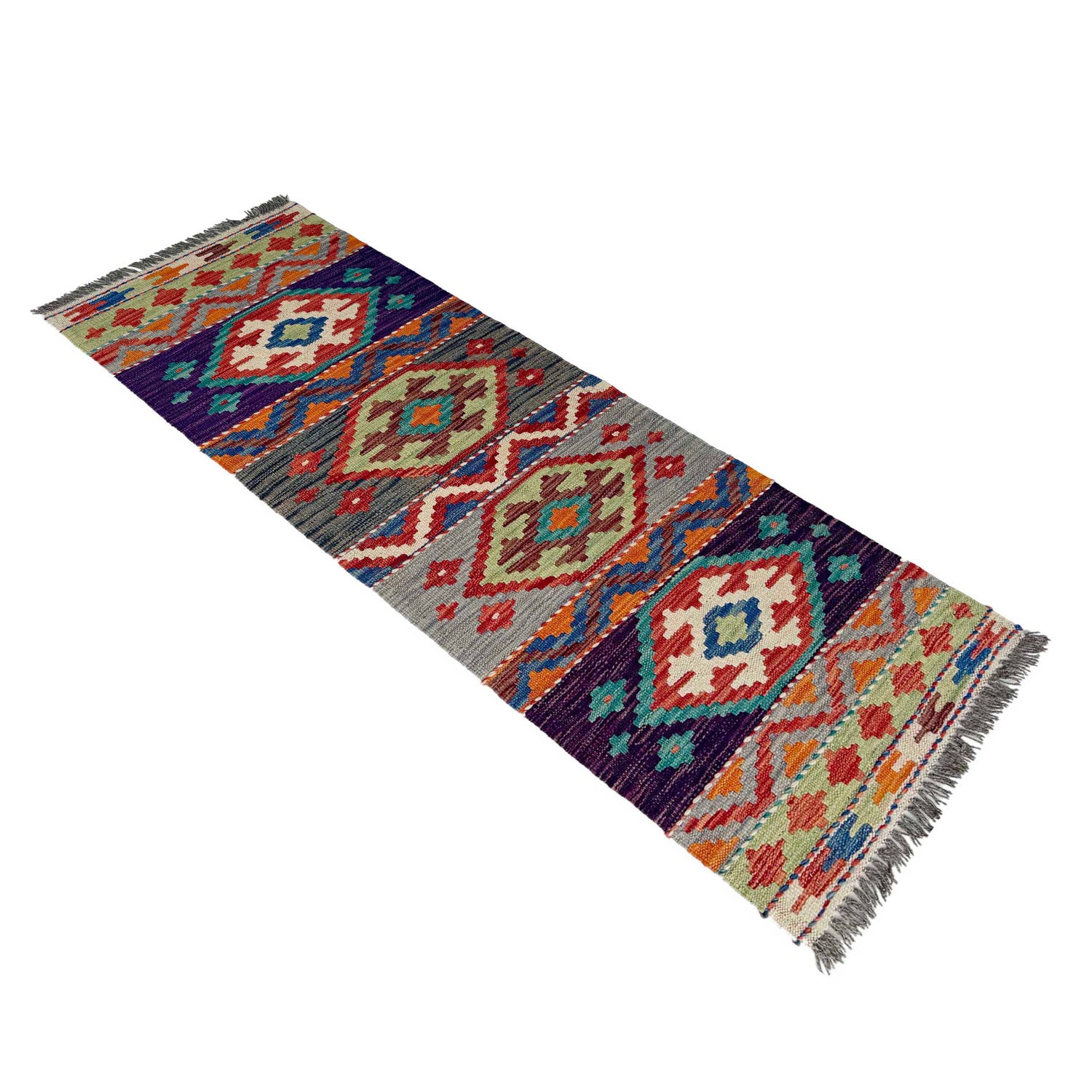 Vegetable Kelim Runner 1' 7" x 4' 9" (ft)- No. P37260