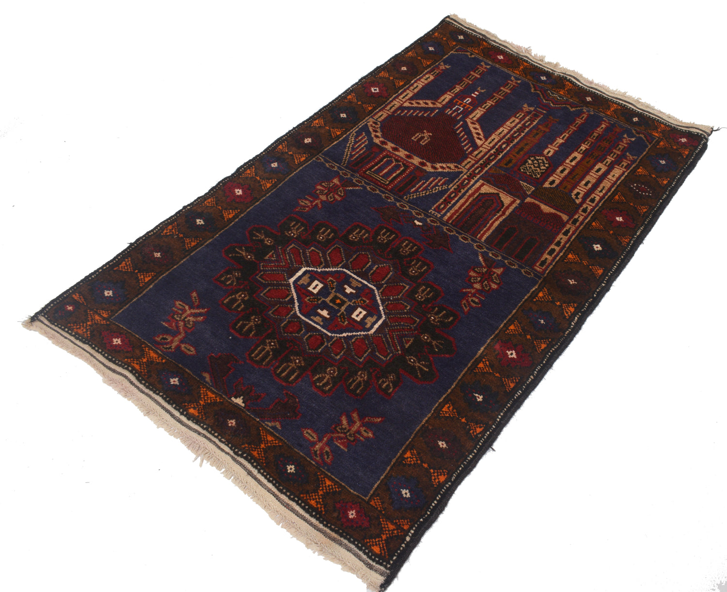 Prayer Rug 2' 6 x 4' 3 (ft) - No. R12595