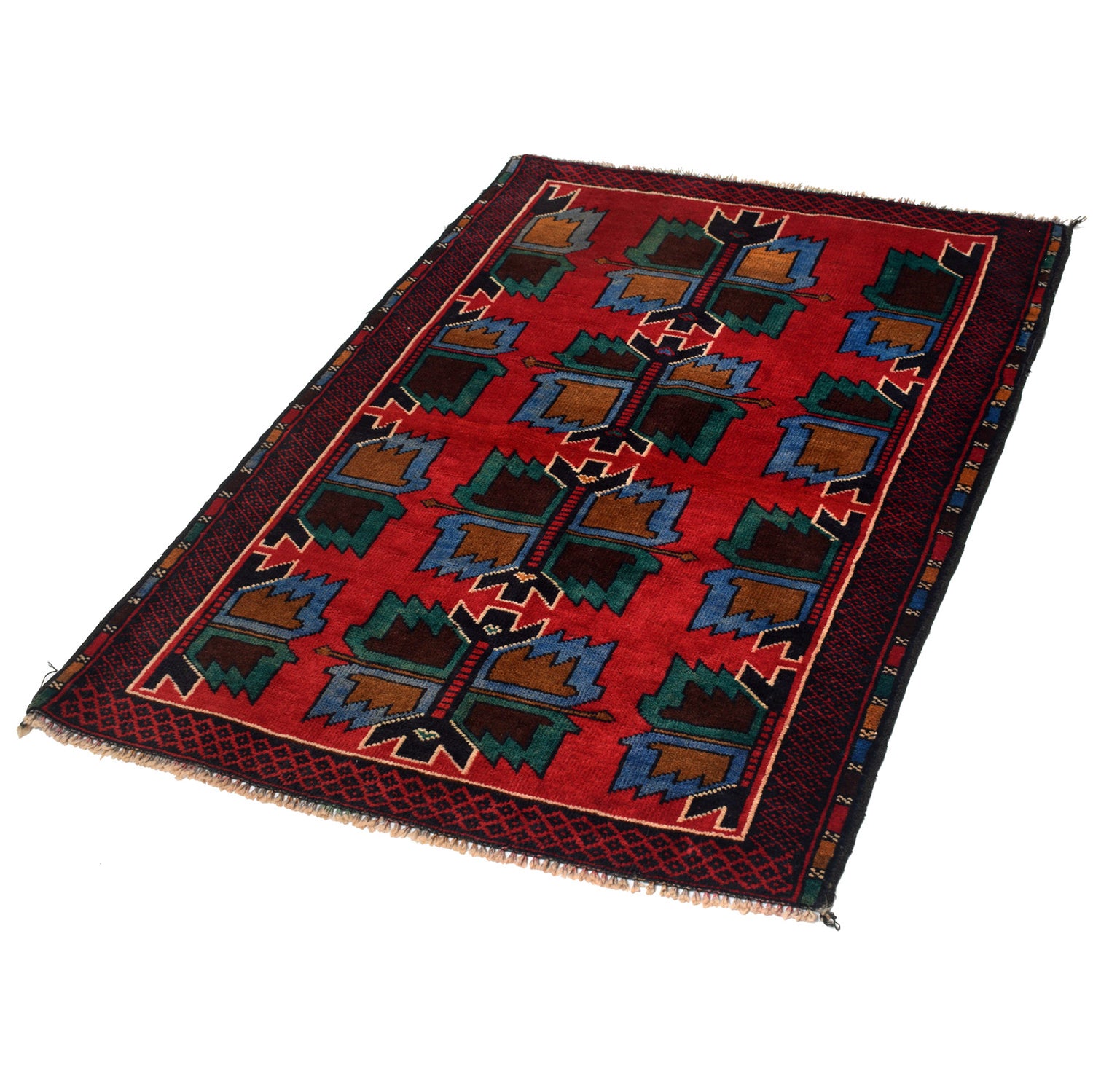 Baluchi Rug 2' 8 x 4' 3 (ft) - No. R13501