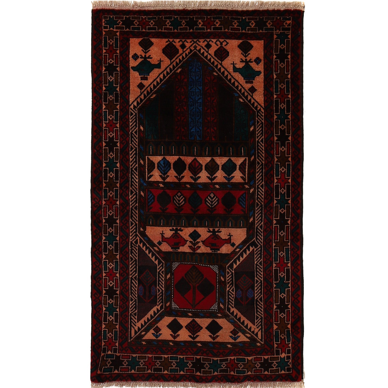 Prayer Rug 2' 8 x 5' 0 (ft) - No. R16998