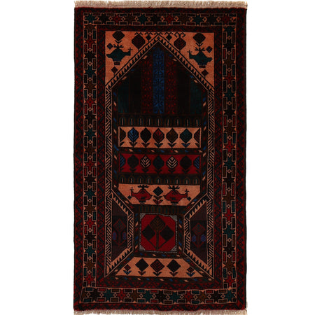 Prayer Rug 2' 8 x 5' 0 (ft) - No. R16998