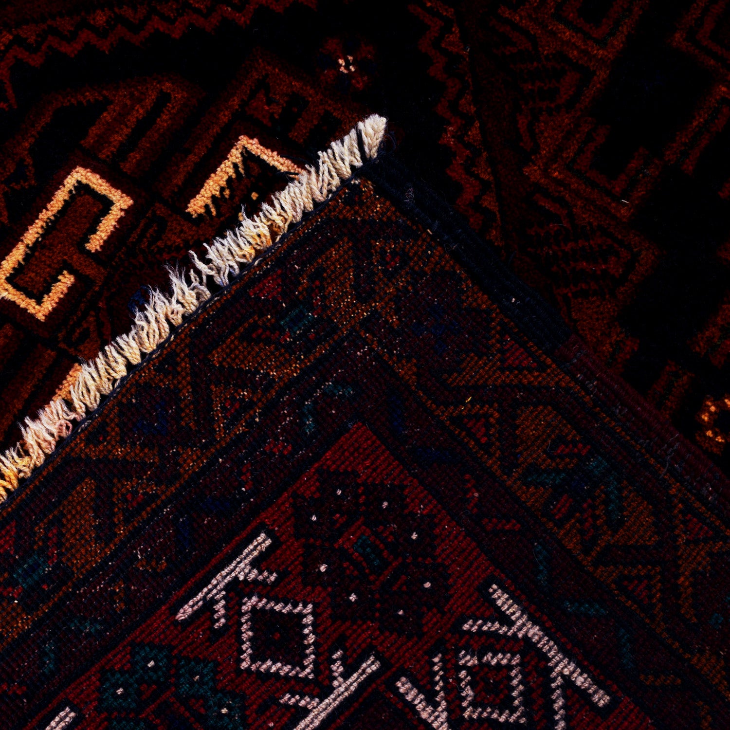 Hand Knotted Baluchi Rug 4' 1 x 6' 5 (ft) - No. R17951