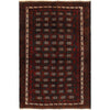 Hand Knotted Baluchi Rug 3' 9 x 6' 1 (ft) - No. R18216