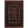 Hand Knotted Baluchi Rug 4' 4 x 6' 3 (ft) - No. R18251