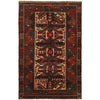 Hand Knotted Baluchi Rug 3' 7 x 5' 9 (ft) - No. R18252