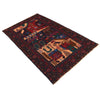 Handmade Village Design Carpet 3' 8" x 6' 1" (ft)- No. R18253