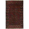 Traditional Baloch Rug 4' 1 x 6' 6 (ft) - No. R18254