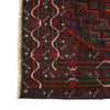 Traditional Baloch Rug 4' 1 x 6' 6 (ft) - No. R18254