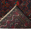 Traditional Baloch Rug 4' 1 x 6' 6 (ft) - No. R18254