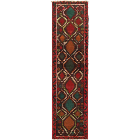 Handmade Baluchi Runner 2' 4 x 9' 5 (ft) - No. R18263