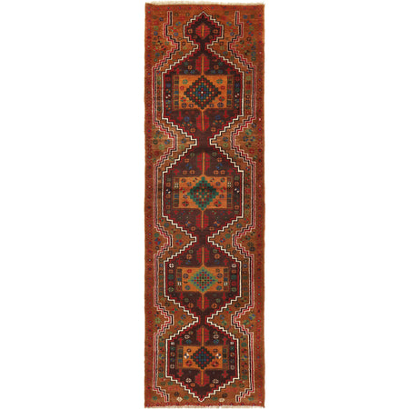 Handmade Baluchi Runner 2' 7 x 9' 7 (ft) - No. R18265