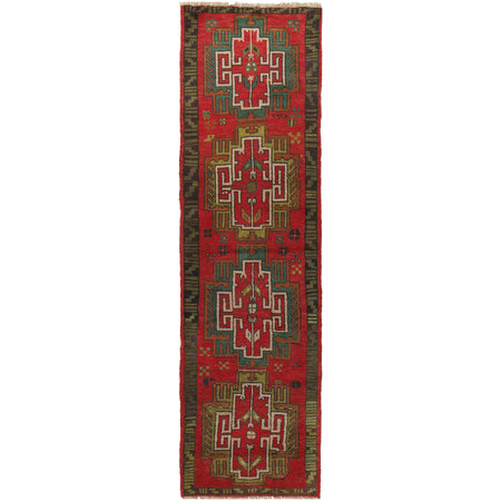 Handmade Baluchi Runner 2' 4 x 9' 4 (ft) - No. R18267