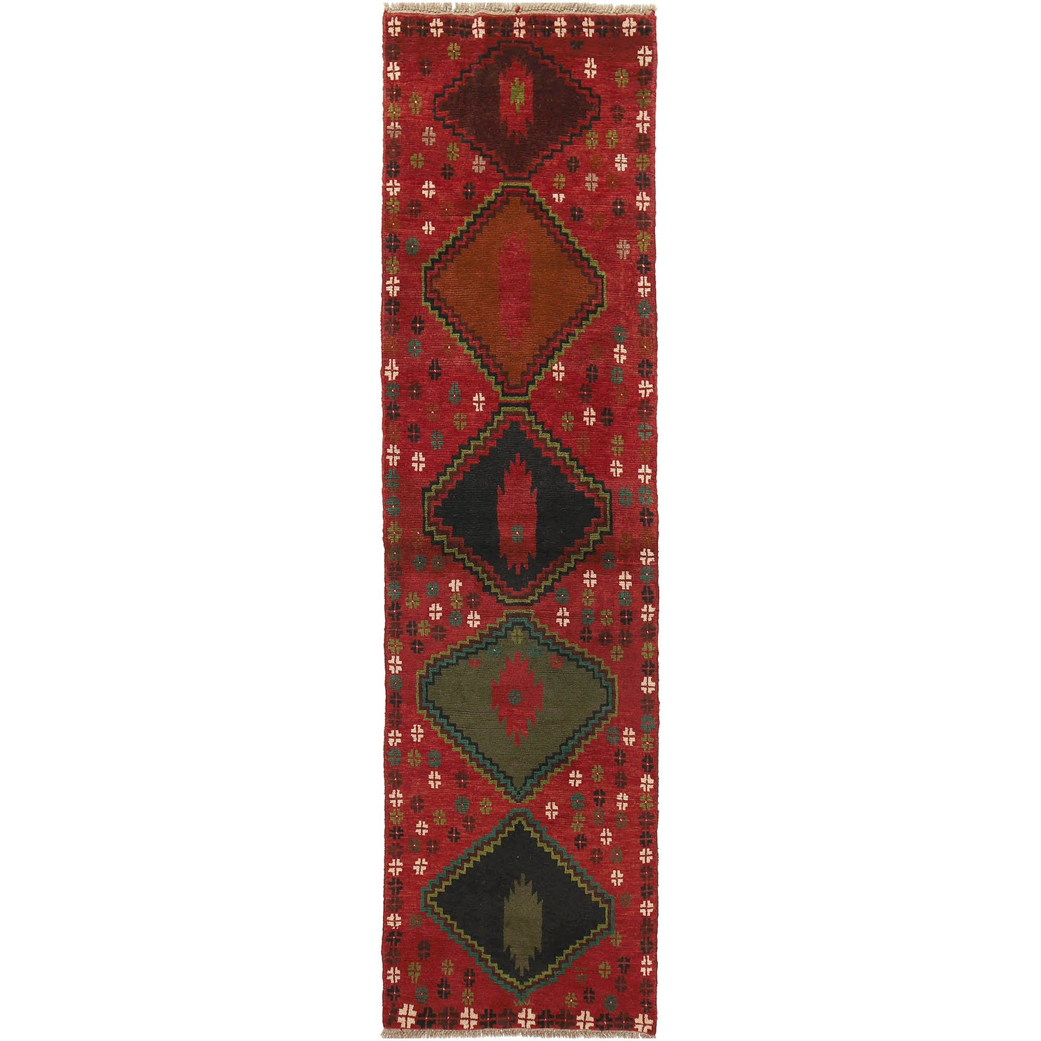 Handmade Baluchi Runner 2' 4 x 9' 4 (ft) - No. R18268