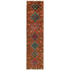 Hand Knotted Baluchi Runner 2' 4 x 10' 3 (ft) - No. R18283