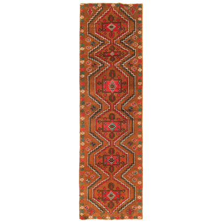 Hand Knotted Baluchi Runner 2' 6 x 9' 5 (ft) - No. R18289