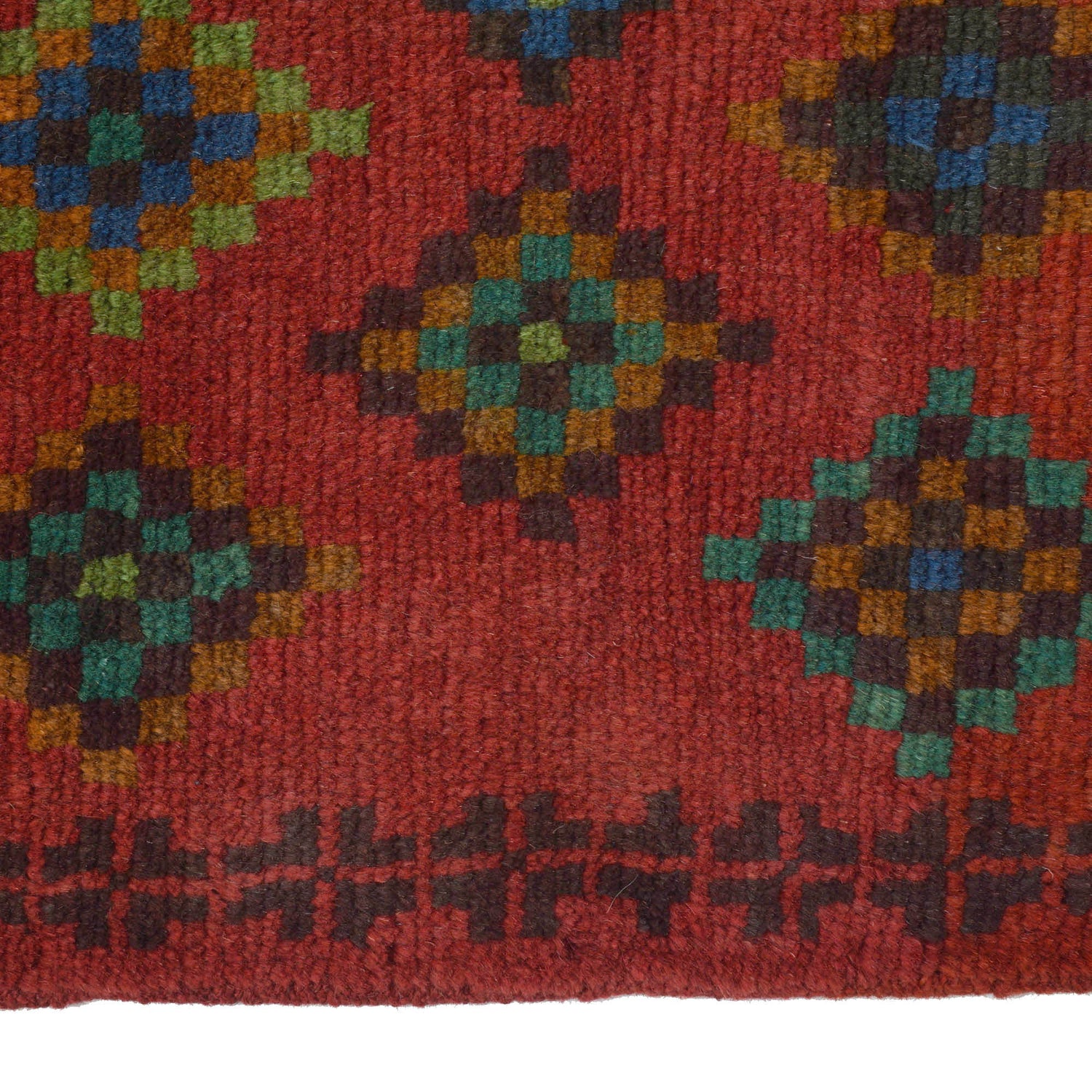 Red Baluchi Runner 2' 5 x 9' 2 (ft) - No. R18291