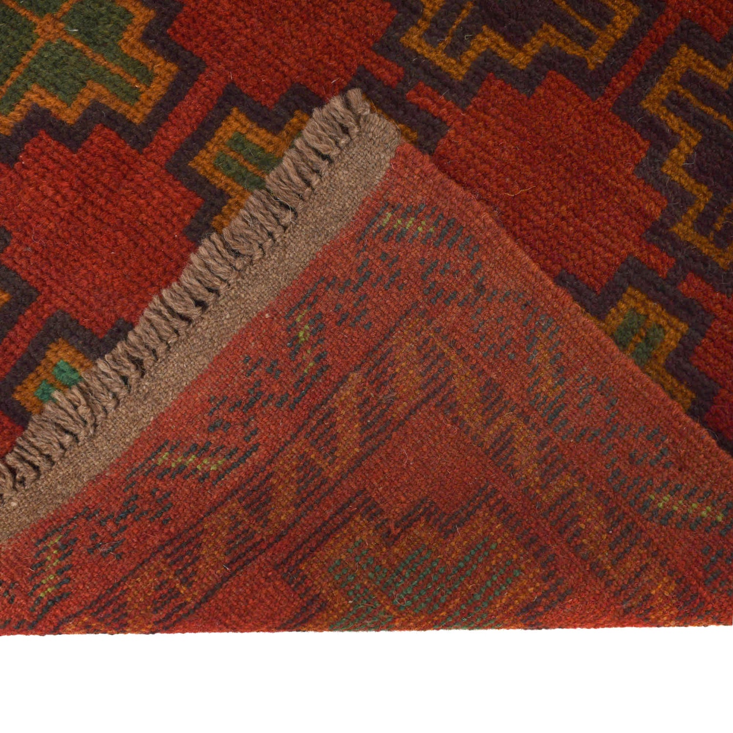 Red Baluchi Runner 2' 5 x 9' 6 (ft) - No. R18338