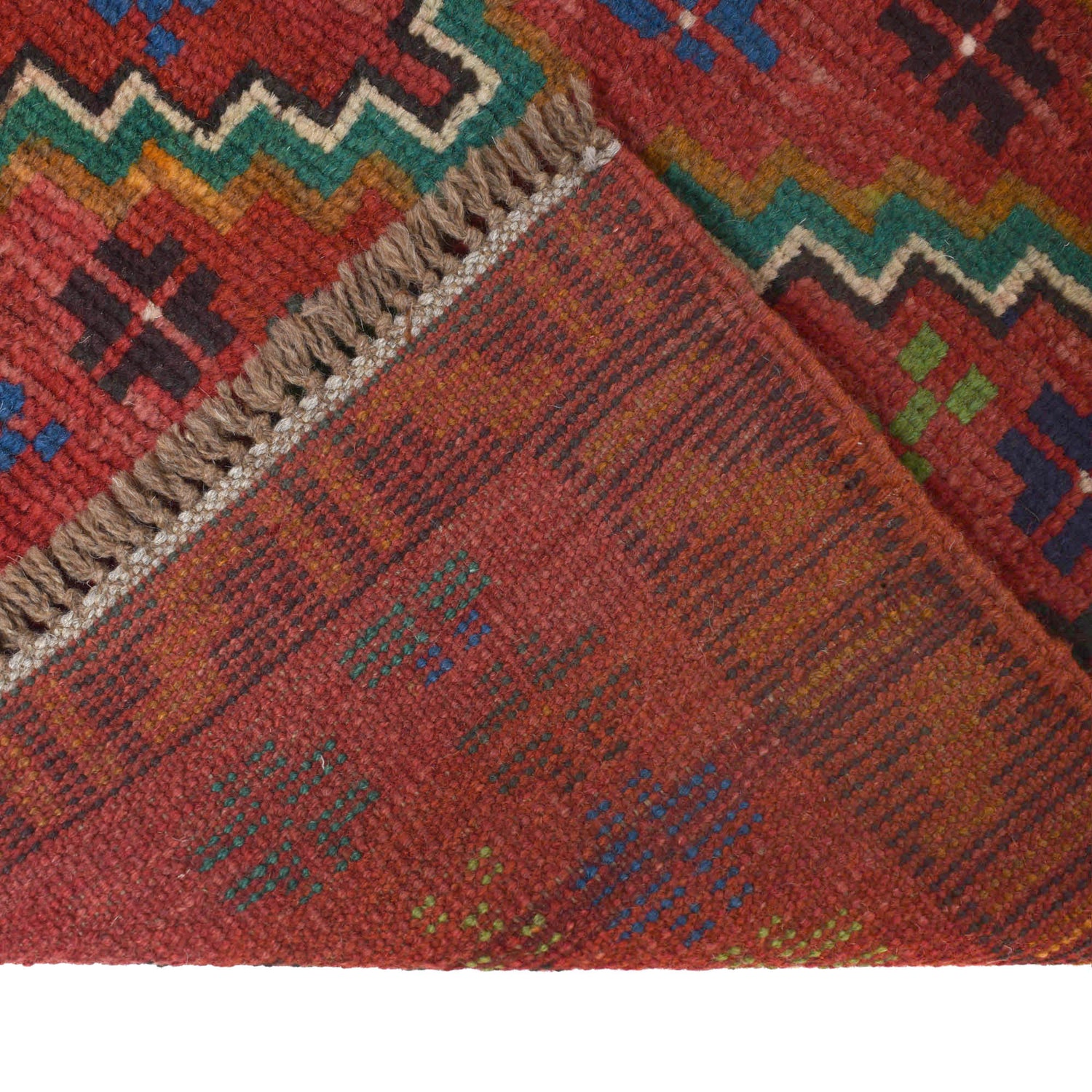 Red Baluchi Runner 2' 5 x 9' 5 (ft) - No. R18344