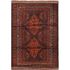 Traditional Baloch Rug 4' 1 x 6' 2 (ft) - No. R18786