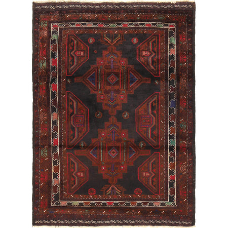Traditional Baloch Rug 4' 1 x 5' 8 (ft) - No. R18789