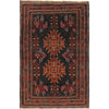 Traditional Baloch Rug 3' 8 x 6' 1 (ft) - No. R18844