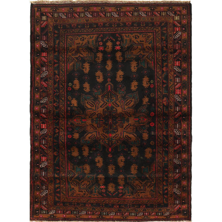 Traditional Baloch Rug 4' 1 x 5' 5 (ft) - No. R18846