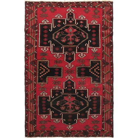 Traditional Baloch Rug 4' 2 x 6' 7 (ft) - No. R18848