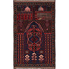 Handmade Prayer Rug 2' 11" x 4' 10" (ft) - No. R19009