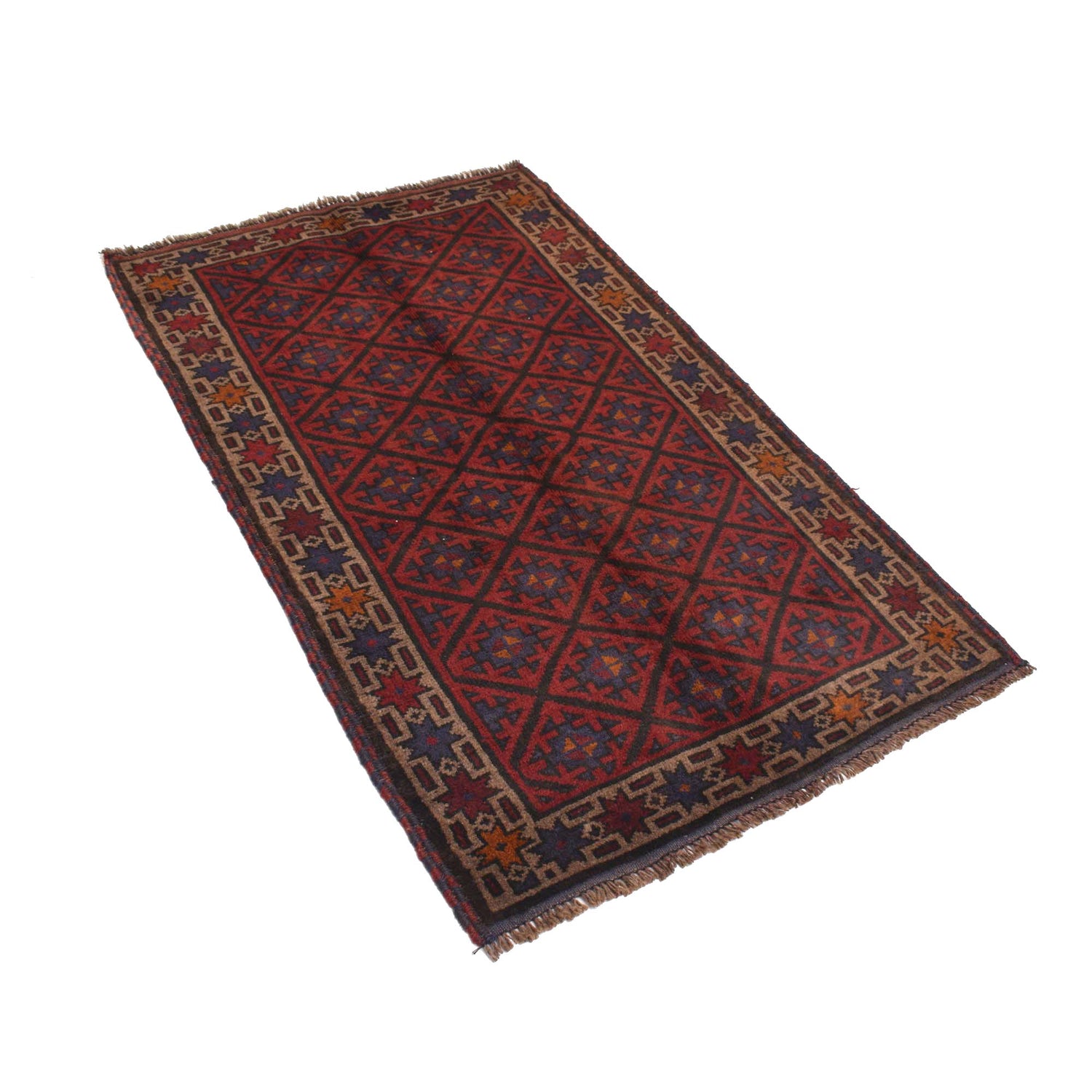 Tribal Baloch Rug 2' 7 x 4' 5 (ft) - No. R19010