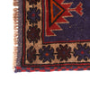 Blue Color Baluchi Rug 2' 9 x 5' 1 (ft) - No. R19077