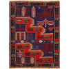 Traditional Baloch Rug 2' 9 x 4' 2 (ft) - No. R19151