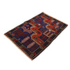 Traditional Baloch Rug 2' 9 x 4' 2 (ft) - No. R19151