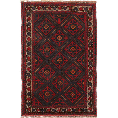 Handmade Baluchi Rug 2' 7 x 4' 4 (ft) - No. R19152